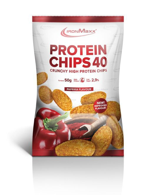 IronMaxx Protein Chips 50g - salt