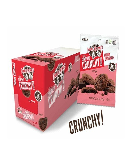 Lenny & Larry Crunchy Cookies - Double Chocolate 12x35g - gram protein