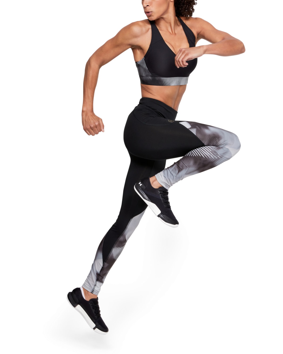 Under Armour Rush Legging - Print Black - S - the body