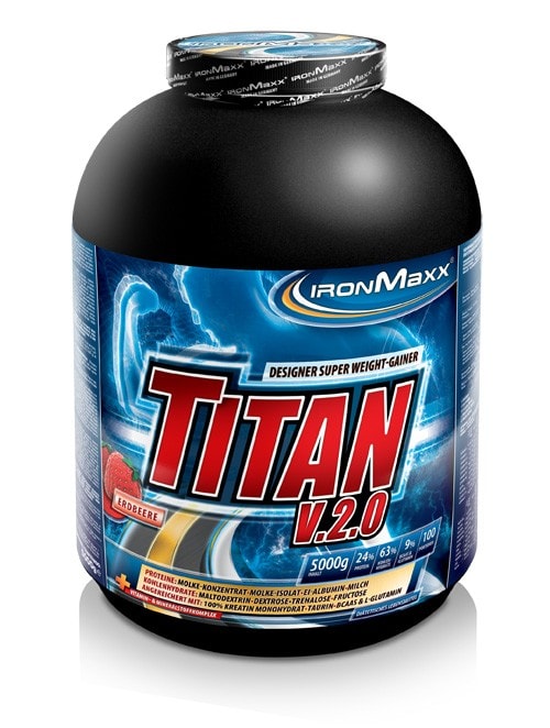 IronMaxx Titan V2 5kg - Sjokolade - whey protein isolate