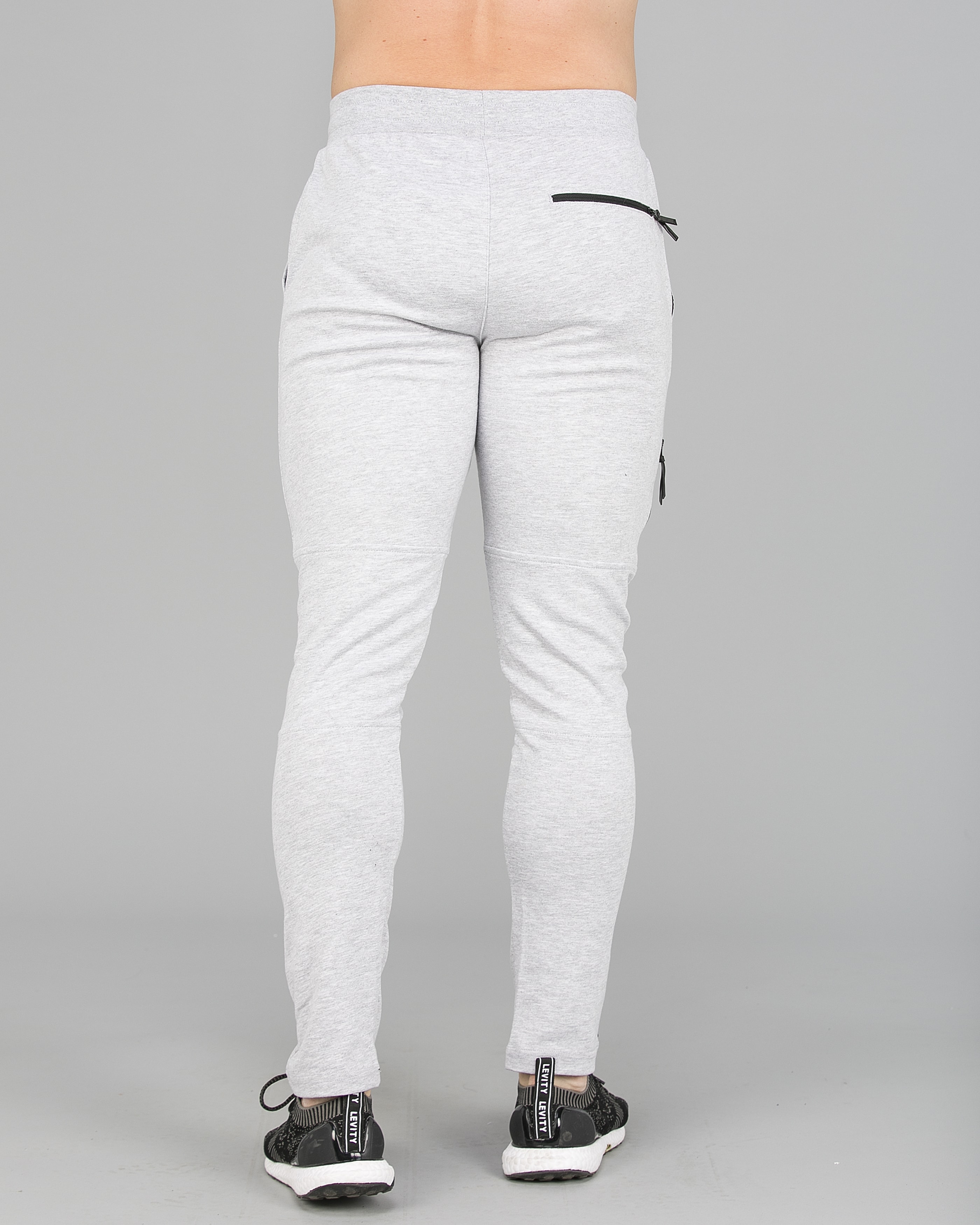 4F Trousers Men - Light Grey Melange4