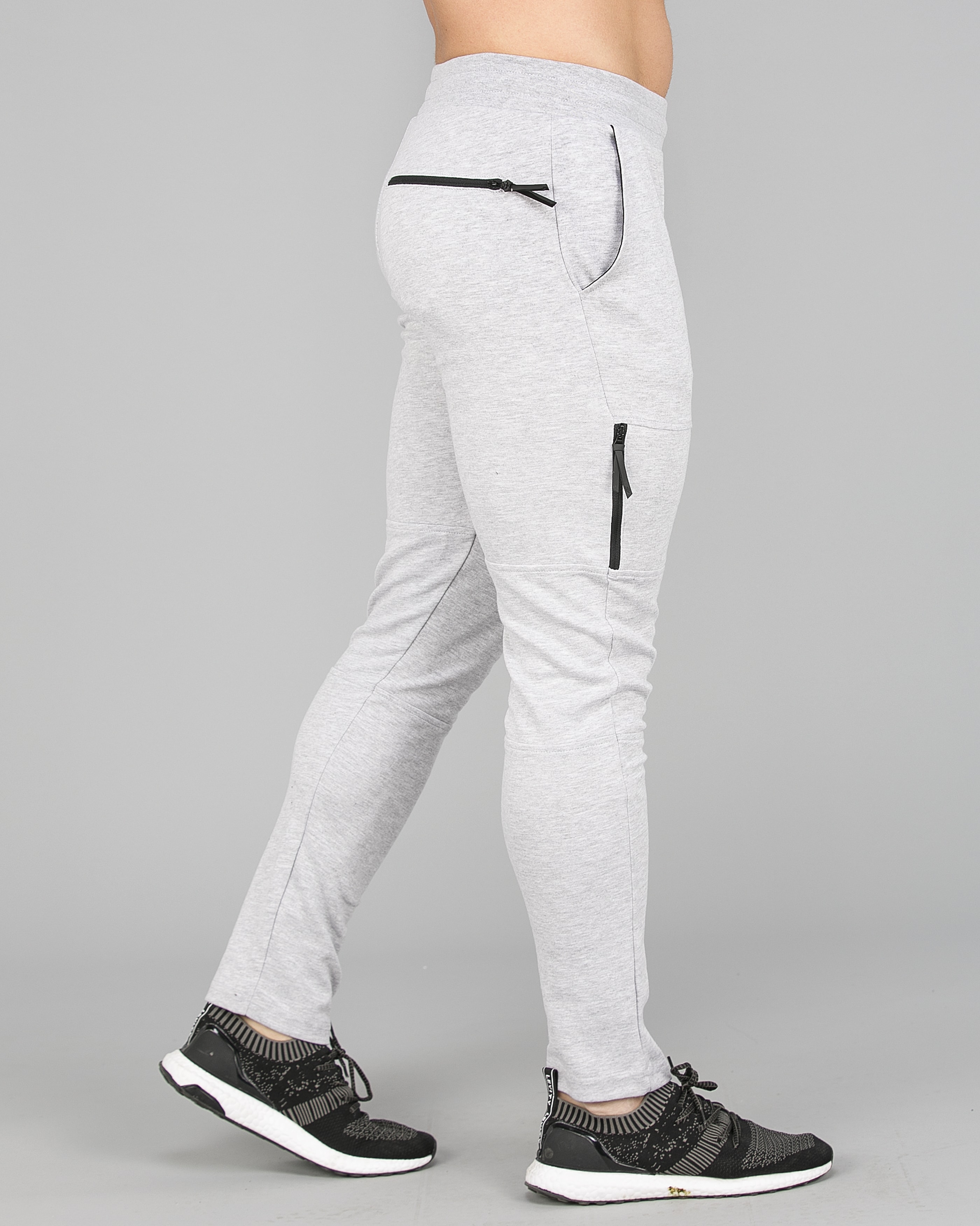 4F Trousers Men - Light Grey Melange5