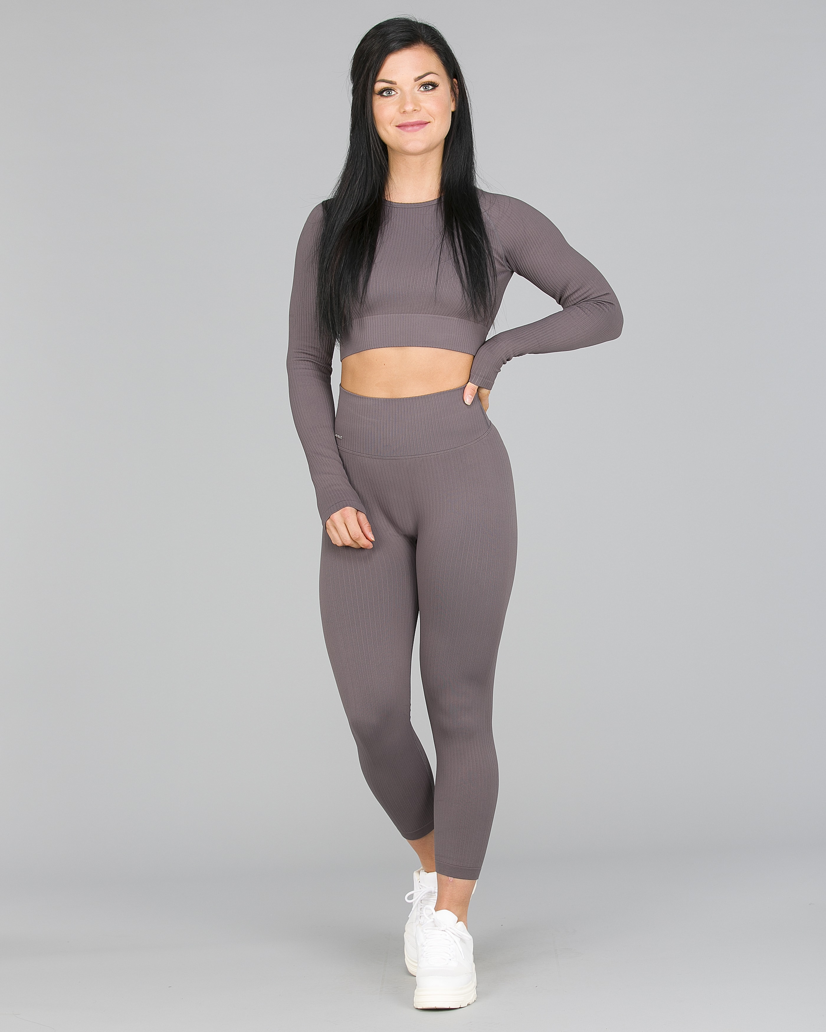 Aim’n Concrete Ribbed Seamless Tights 7:81