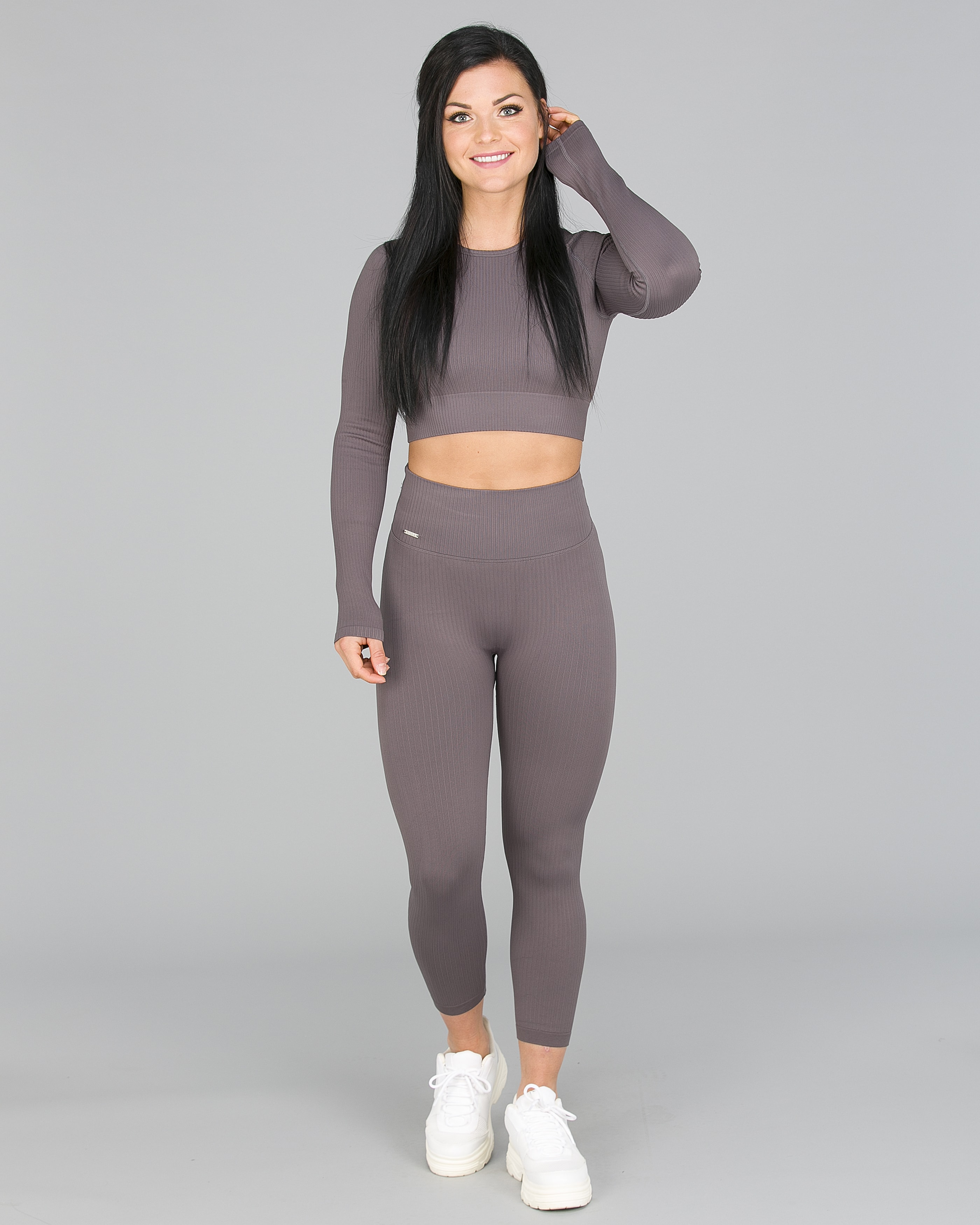 Aim’n Concrete Ribbed Seamless Tights 7:82