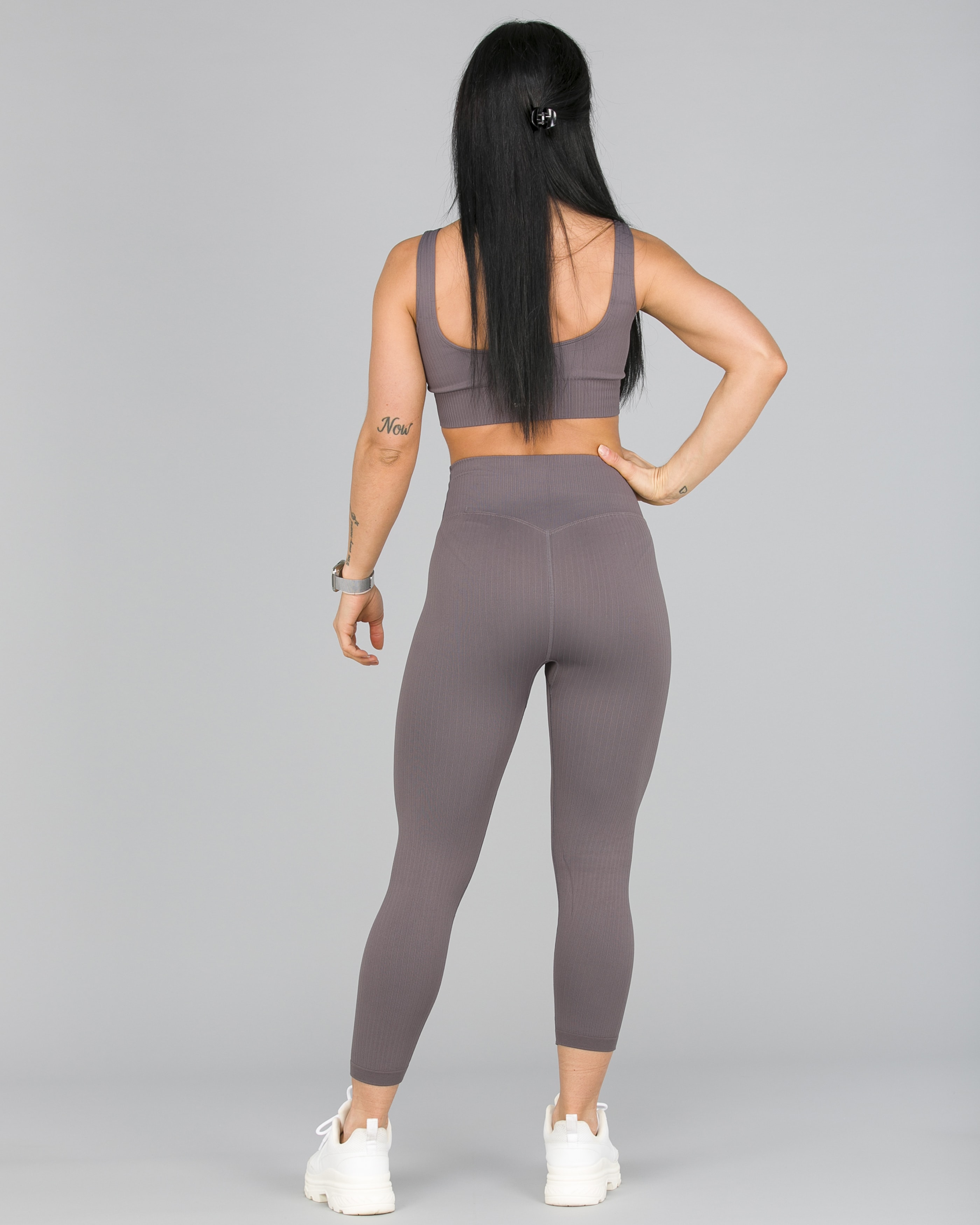 Aim’n Concrete Ribbed Seamless Tights 7_814