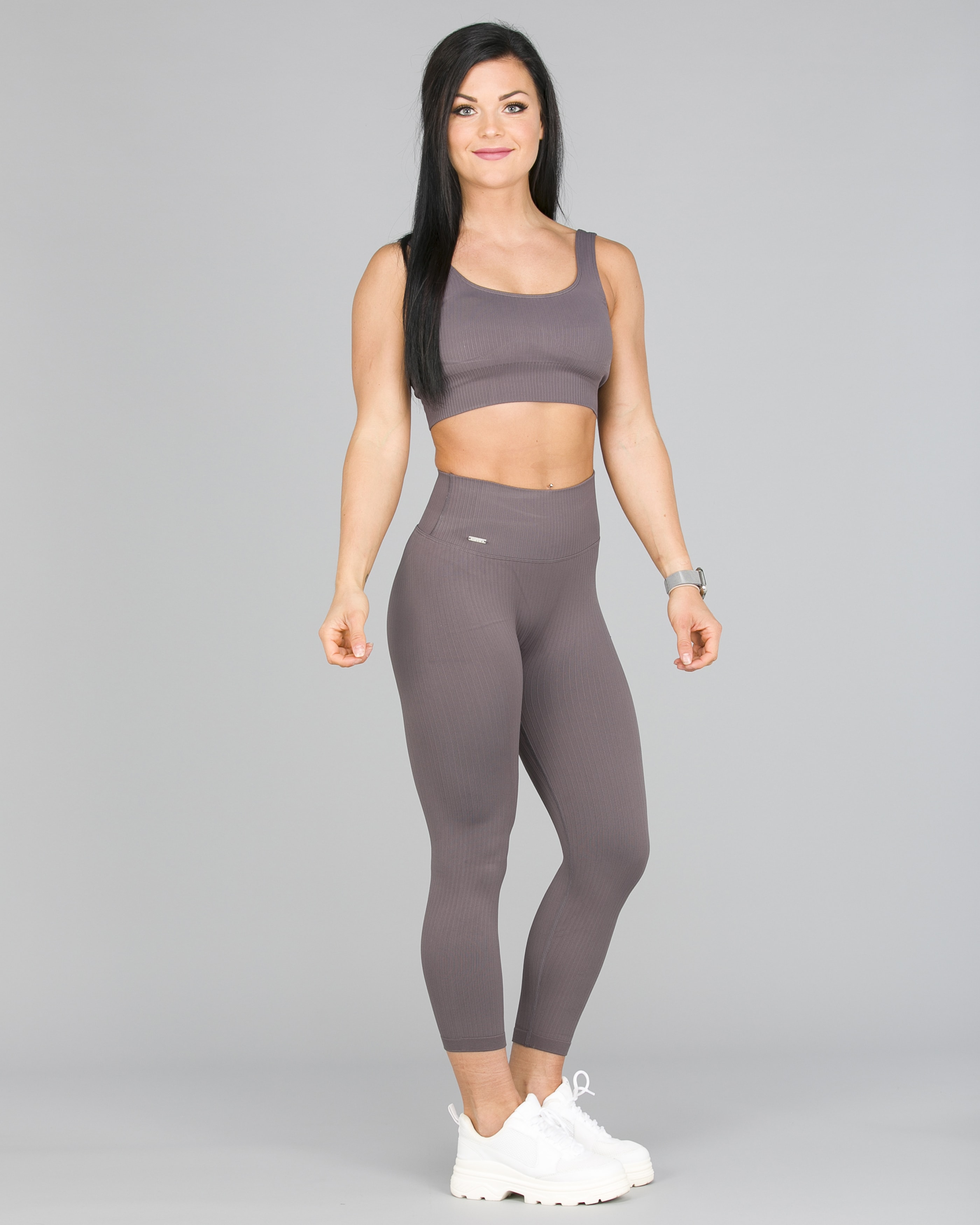Aim’n Concrete Ribbed Seamless Tights 7_815