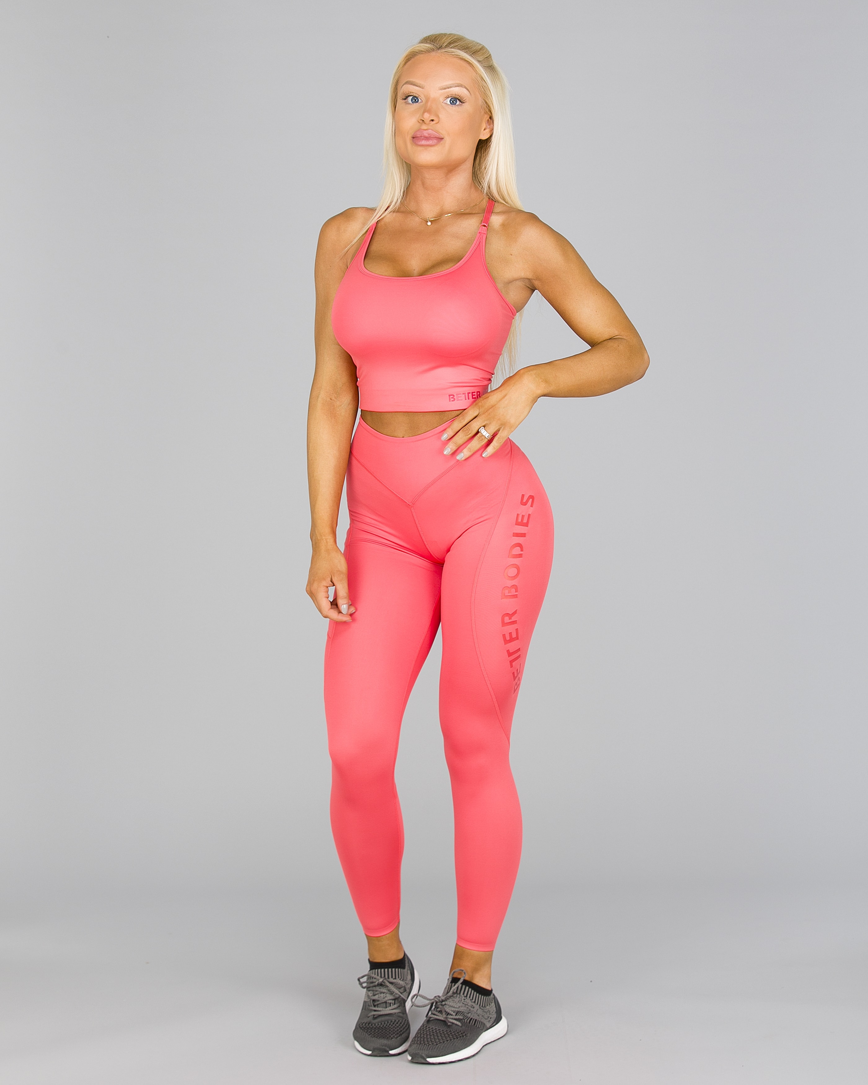 Better Bodies Vesey Tights Coral1