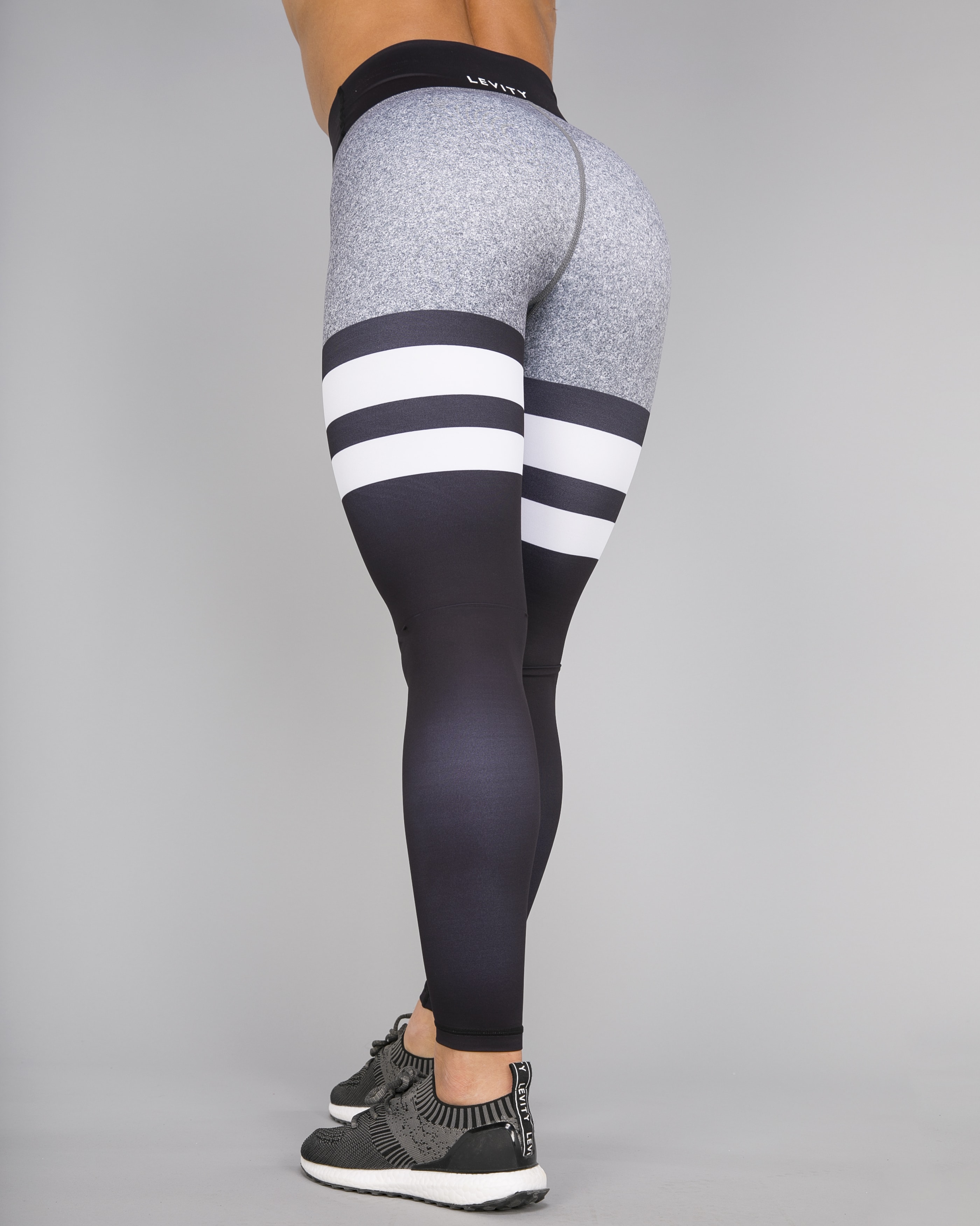 LEVITY Bomb Grey:Black Tights1