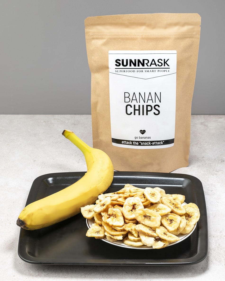 SunnRask Bananchips 500g