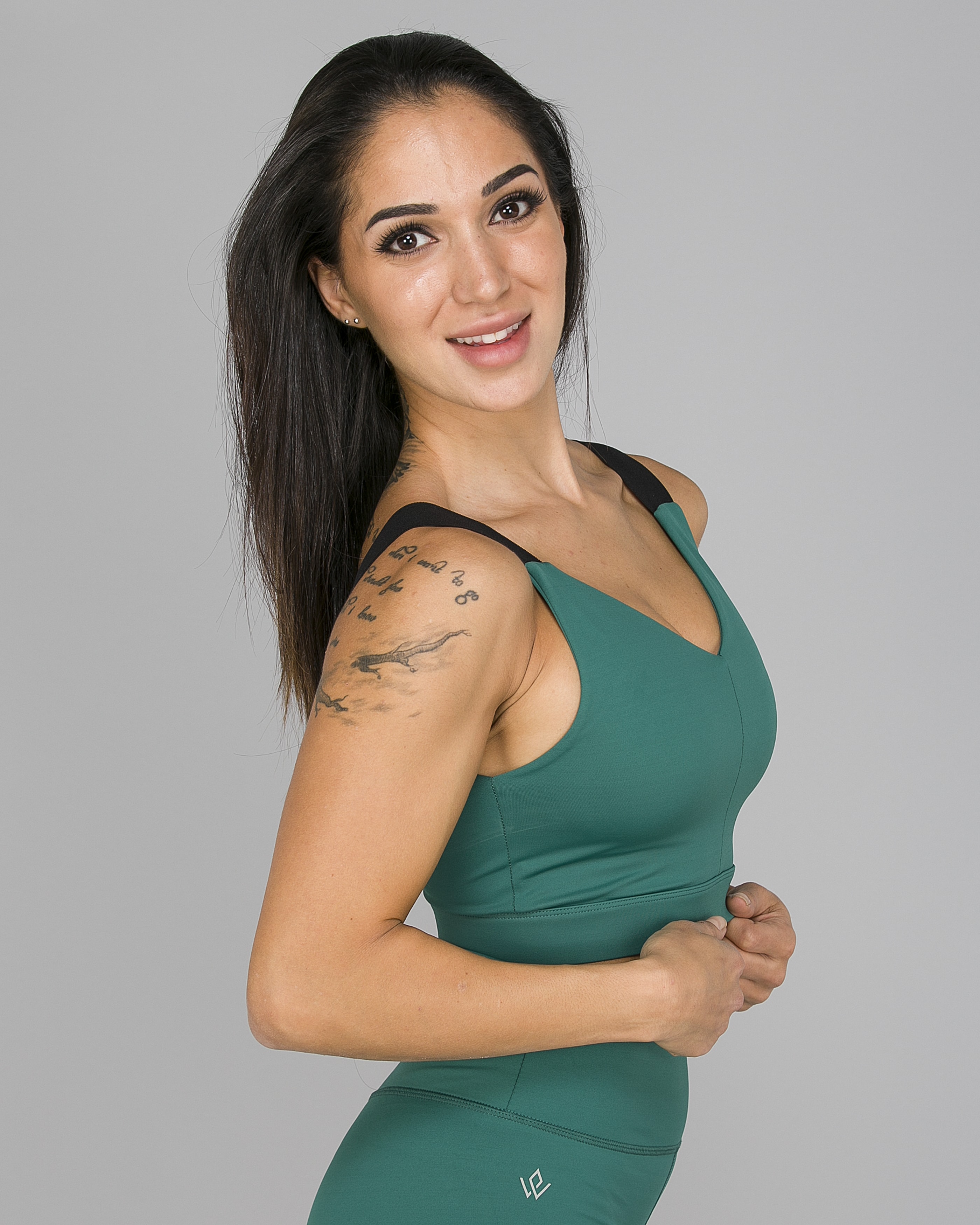Workout Empire - With Confidence Bra - Emerald Green7