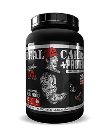 5% Nutrition Real Carbs & Protein 1.5kg - Chocolate - replacement powder