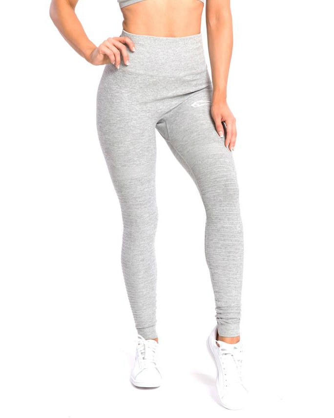 Smilodox - Ivy High Waist - Grey Melange - XS - weight machine