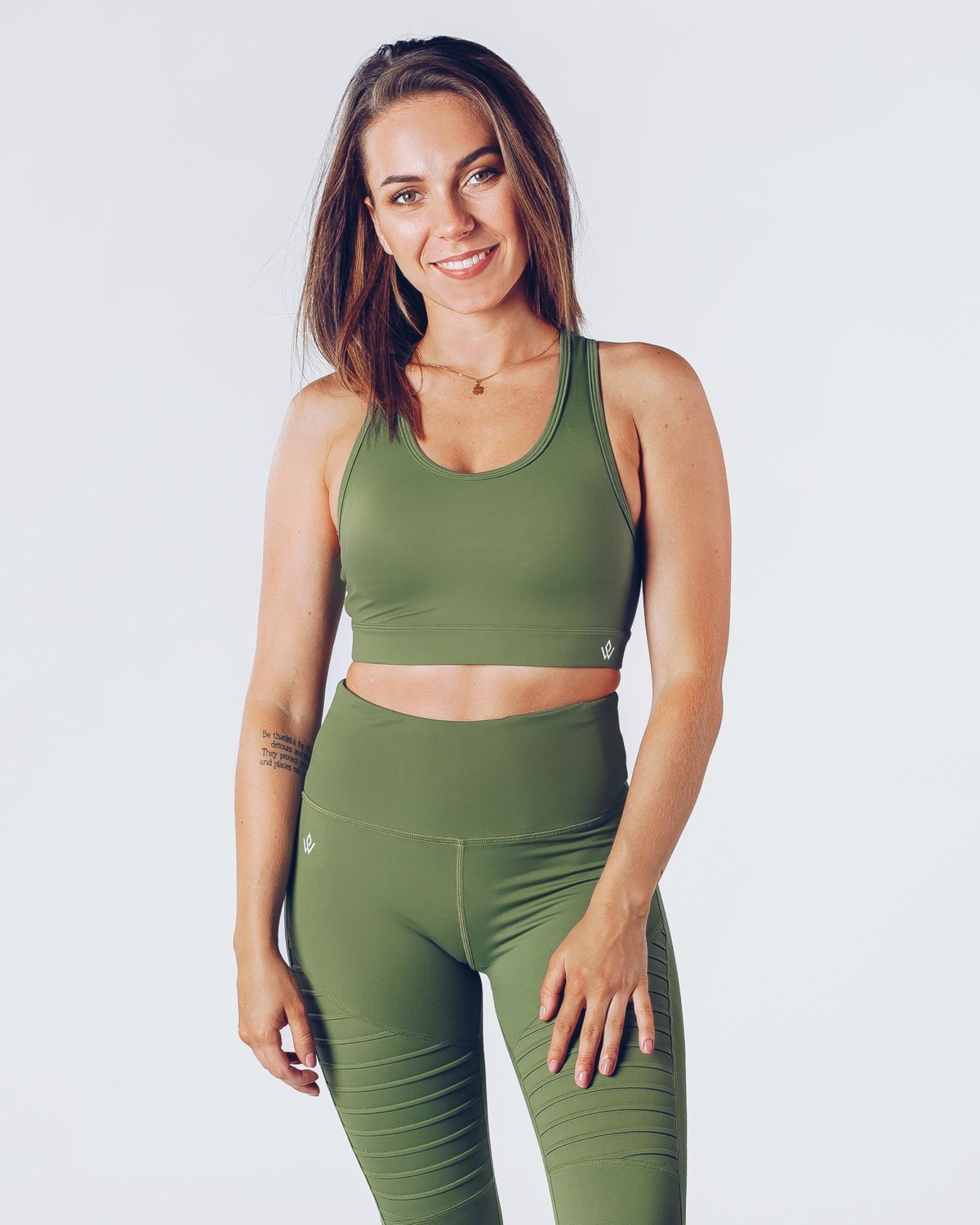 Workout Empire - Regalia Curve Bra 2.0 - Forest Green - S - gym clothes