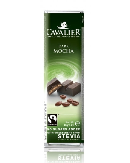 Cavalier Sukkerfri Mørk Mocca m/ Stevia 40g - gram protein