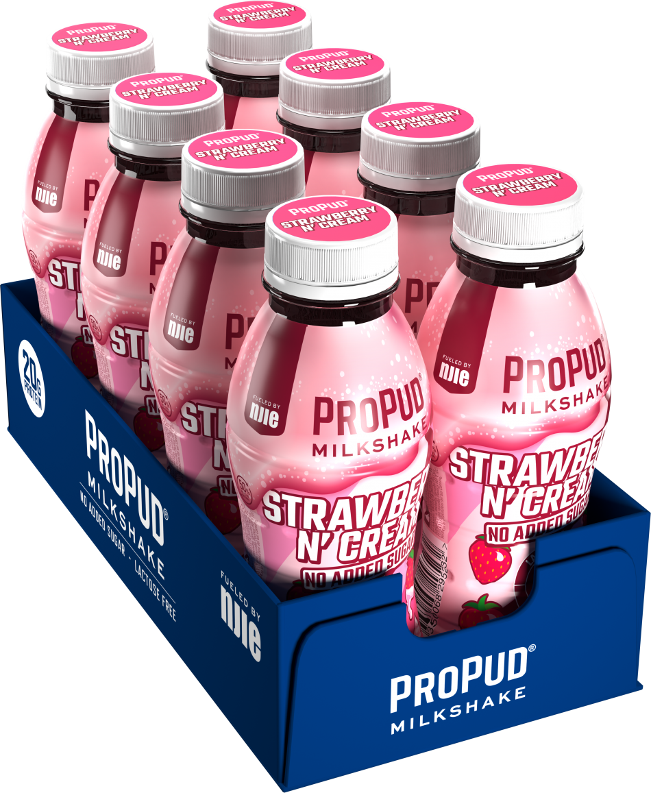 NJIE ProPud Milkshake Strawberry 8x330ml