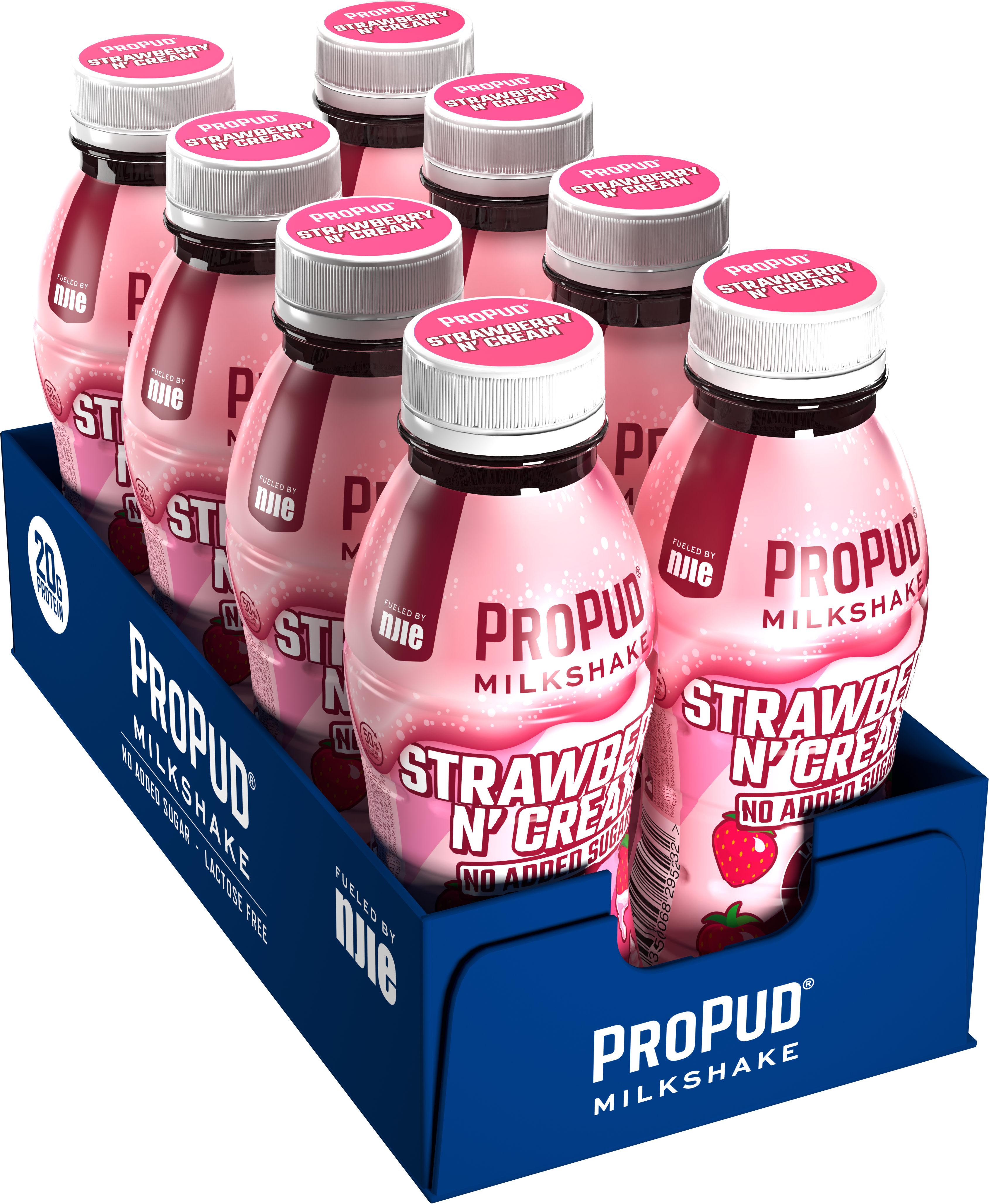 ProPudMilkshake330mlStrawberryTrayOpenpngpng