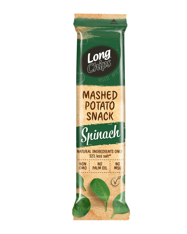Long Chips - Spinach 75g