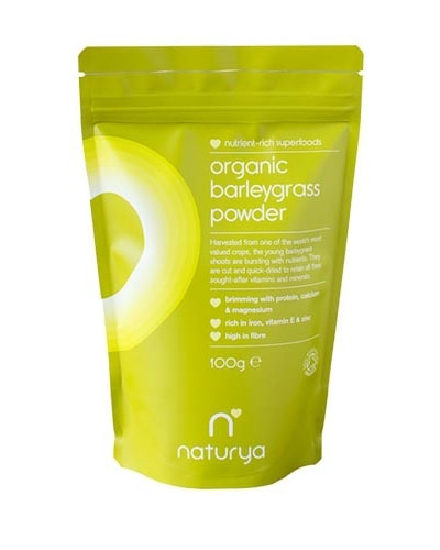 Naturya Organic Barleygrass Powder 100g - high protein
