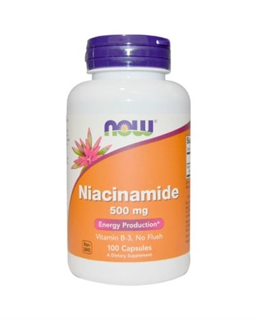 NOW Foods Niacinamide 100x500mg - vitamin b