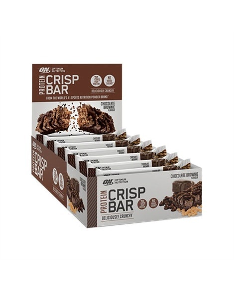 Optimum Nutrition Crisp Bar - Chocolate 10x65g - whey protein powder