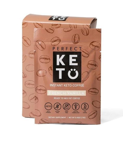 Perfect Keto Instant Keto Coffee 5-Pakning - Mocca - mix powder