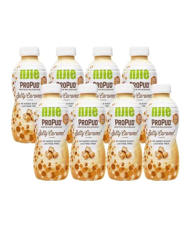 NJIE ProPud Milkshake - Salty Caramel 8x330ml - med protein
