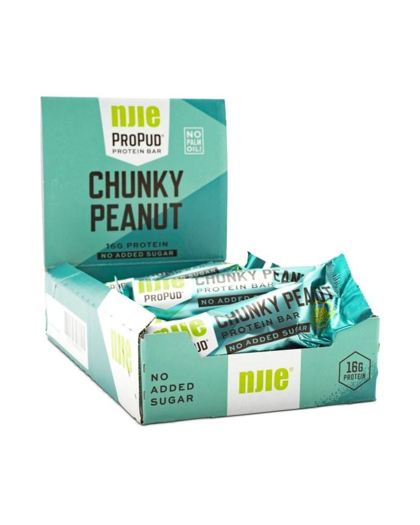 NJIE ProPud Protein Bar - Chunky Peanut 12x55g