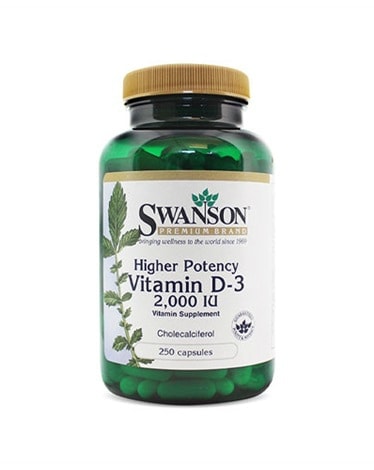 Swanson - Super-Strength Vitamin D3 - 250x2.000IU - the body