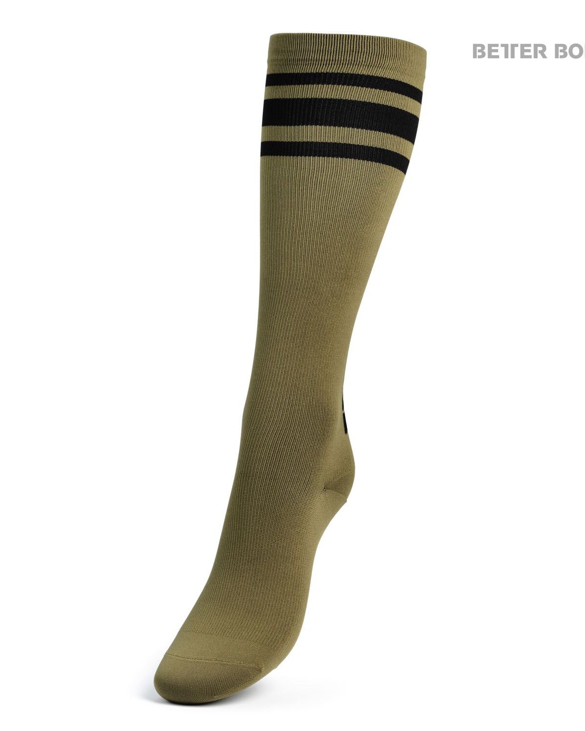 Better Bodies Knee Socks Military Green - L - the