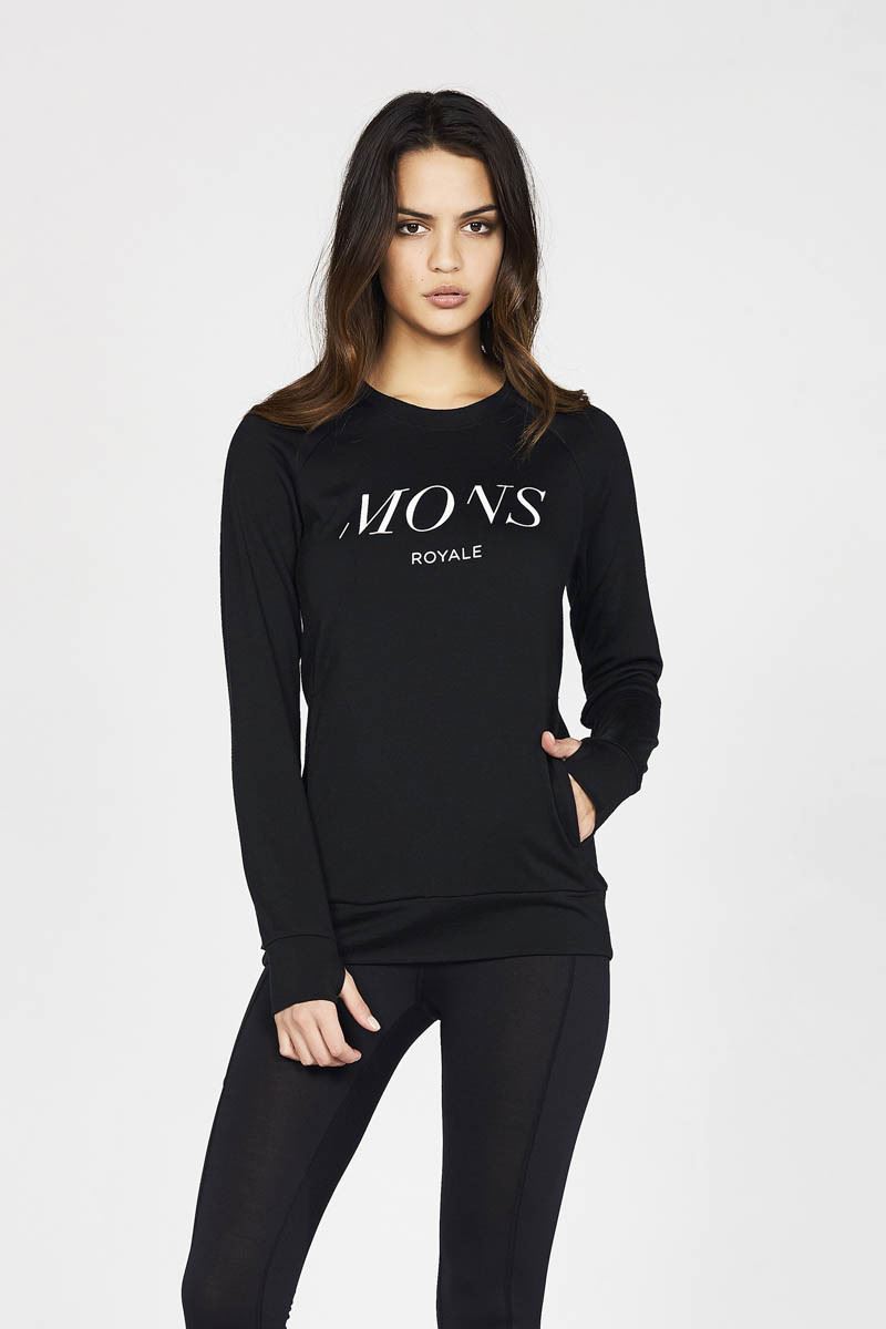 Mons Royale Ull Genser Covert Tech - S - til