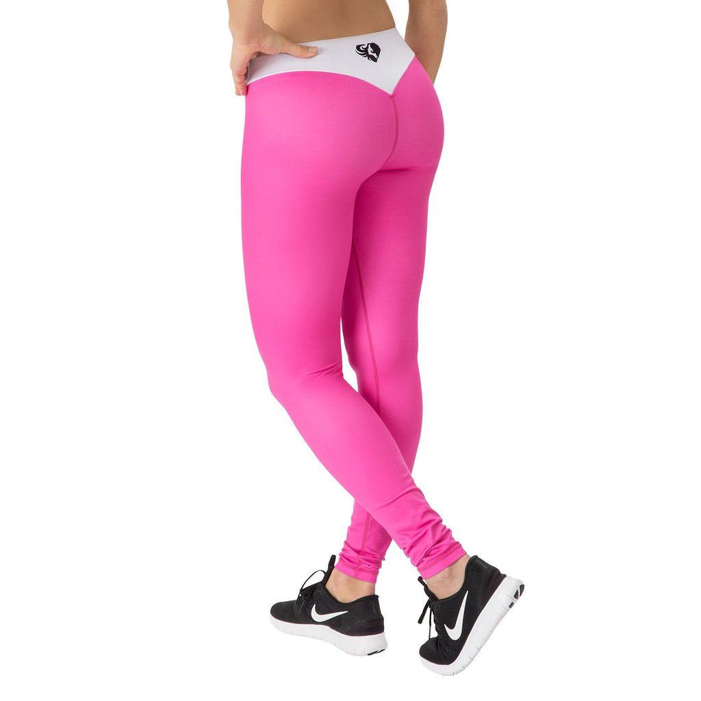 Womens Best Exclusive Leggings, Pink White Tights.no