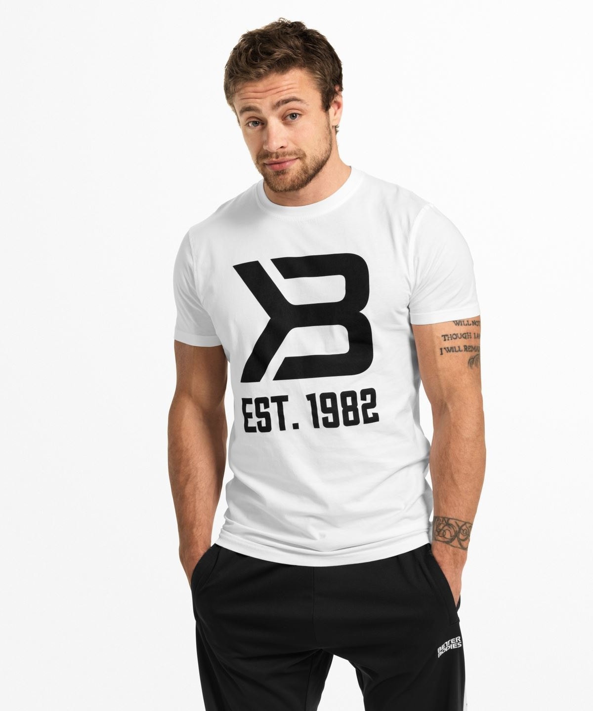 Better Bodies Washington Tee - White - XL - the
