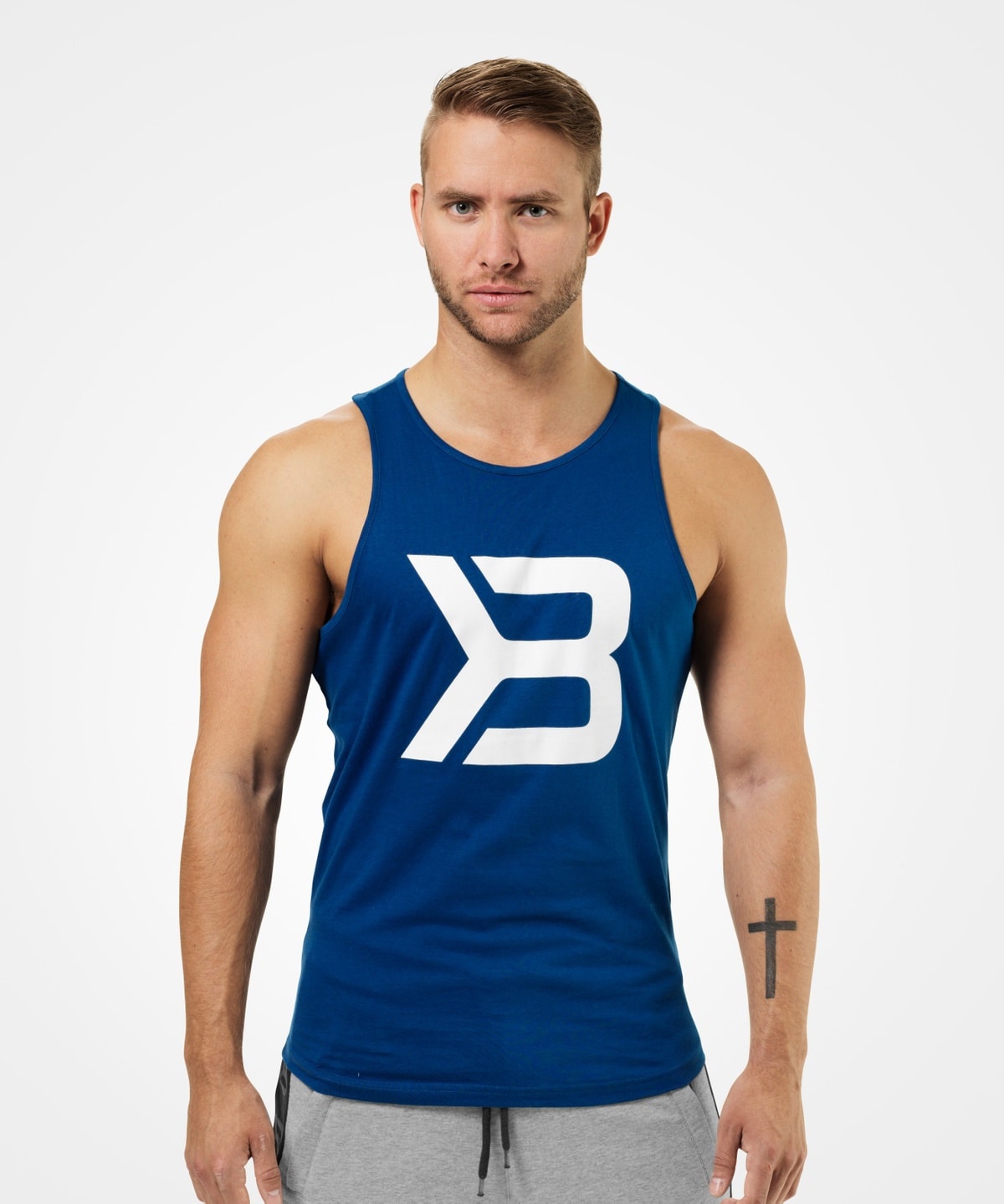 Better Bodies Brooklyn Tank - Navy - XXL - singlet
