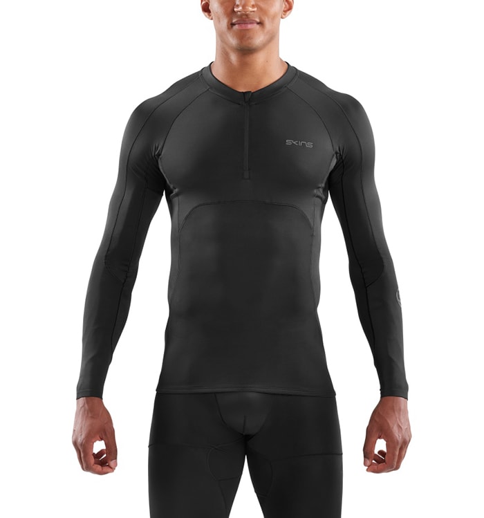 DNAmic Ultimate M L/S Top 1/2 Zip Black - XL - trening