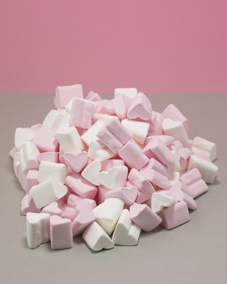 Marshmallows Skumgodteri - Hearts 1kg