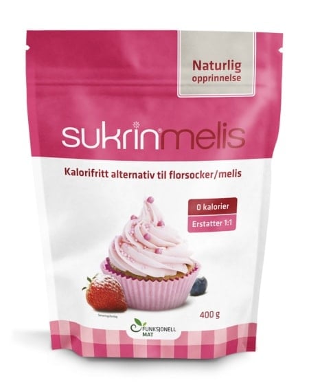 Sukrinmelis med Stevia 400g