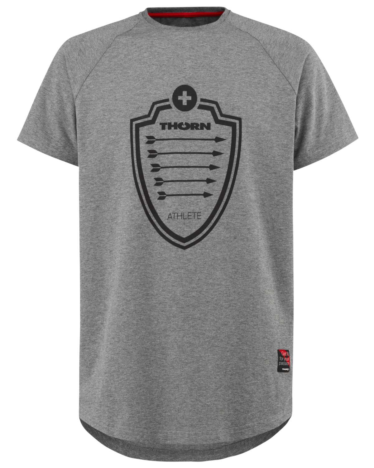 ThornFit Arrow Tee - Grey - S - til