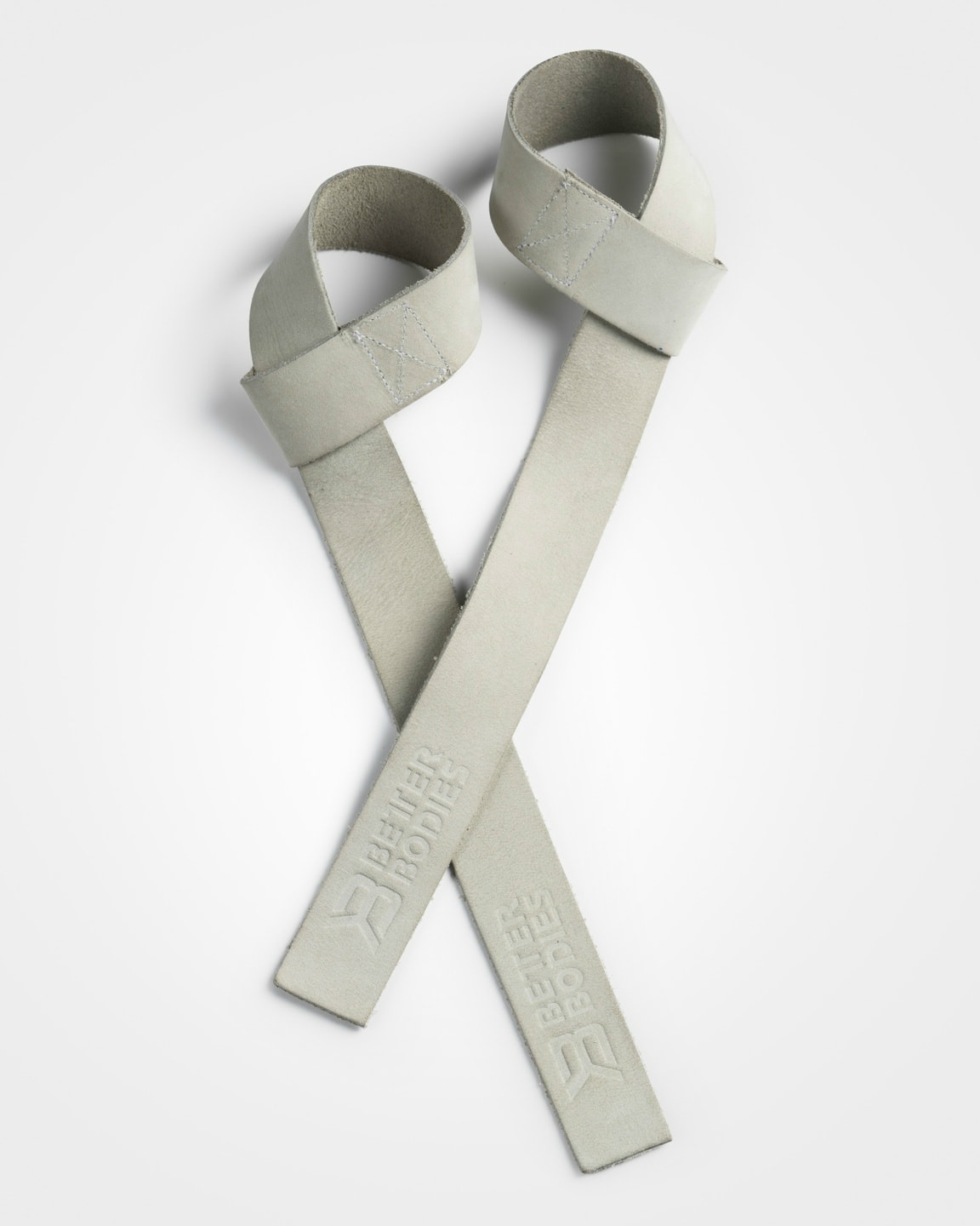 Better Bodies Leather Straps Foggy - grip