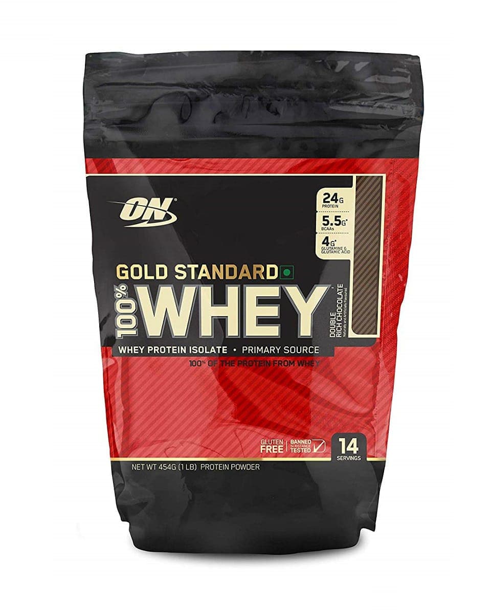 Optimum Nutrition 100% Whey Gold Standard 450g - Double Rich Chocolate - proteinpulver