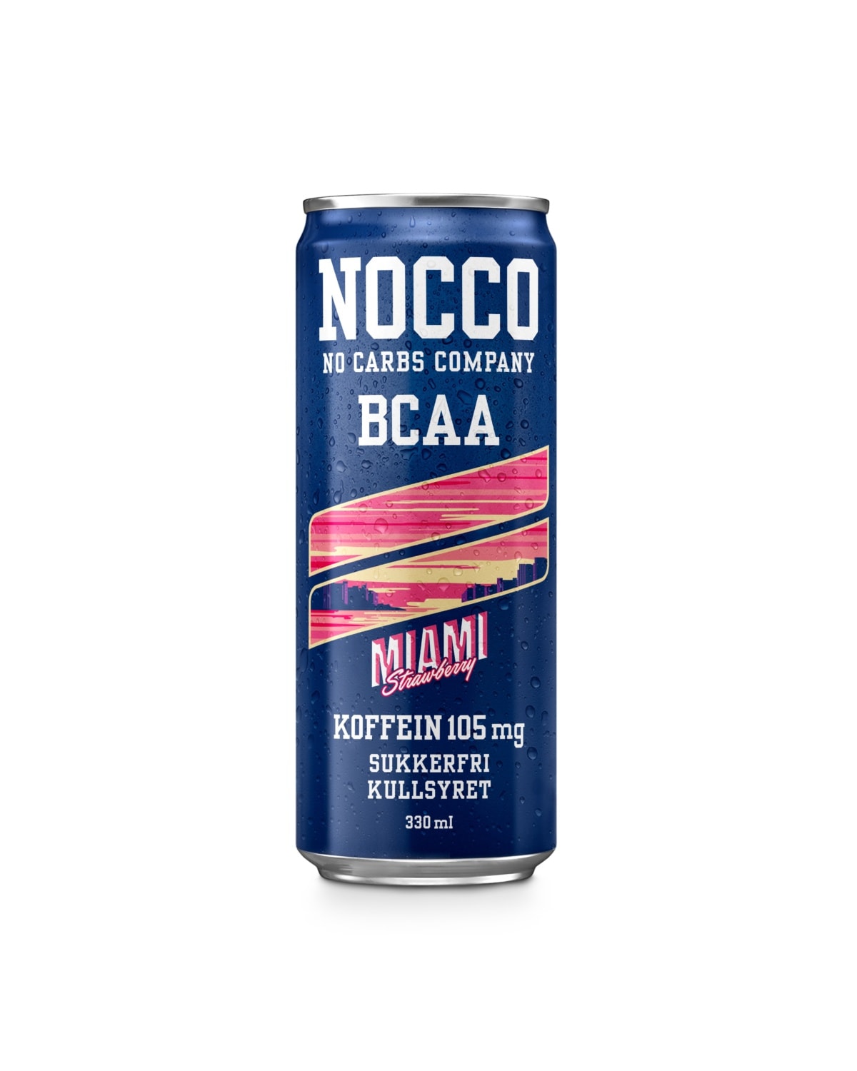 NOCCO Miami Strawberry 330ml - protein for