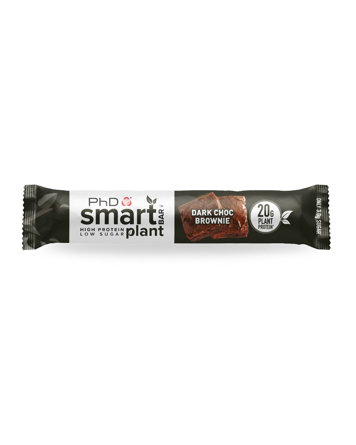 PhD Vegan Smart Bars Dark Chocolate Brownie 64g - protein powder for