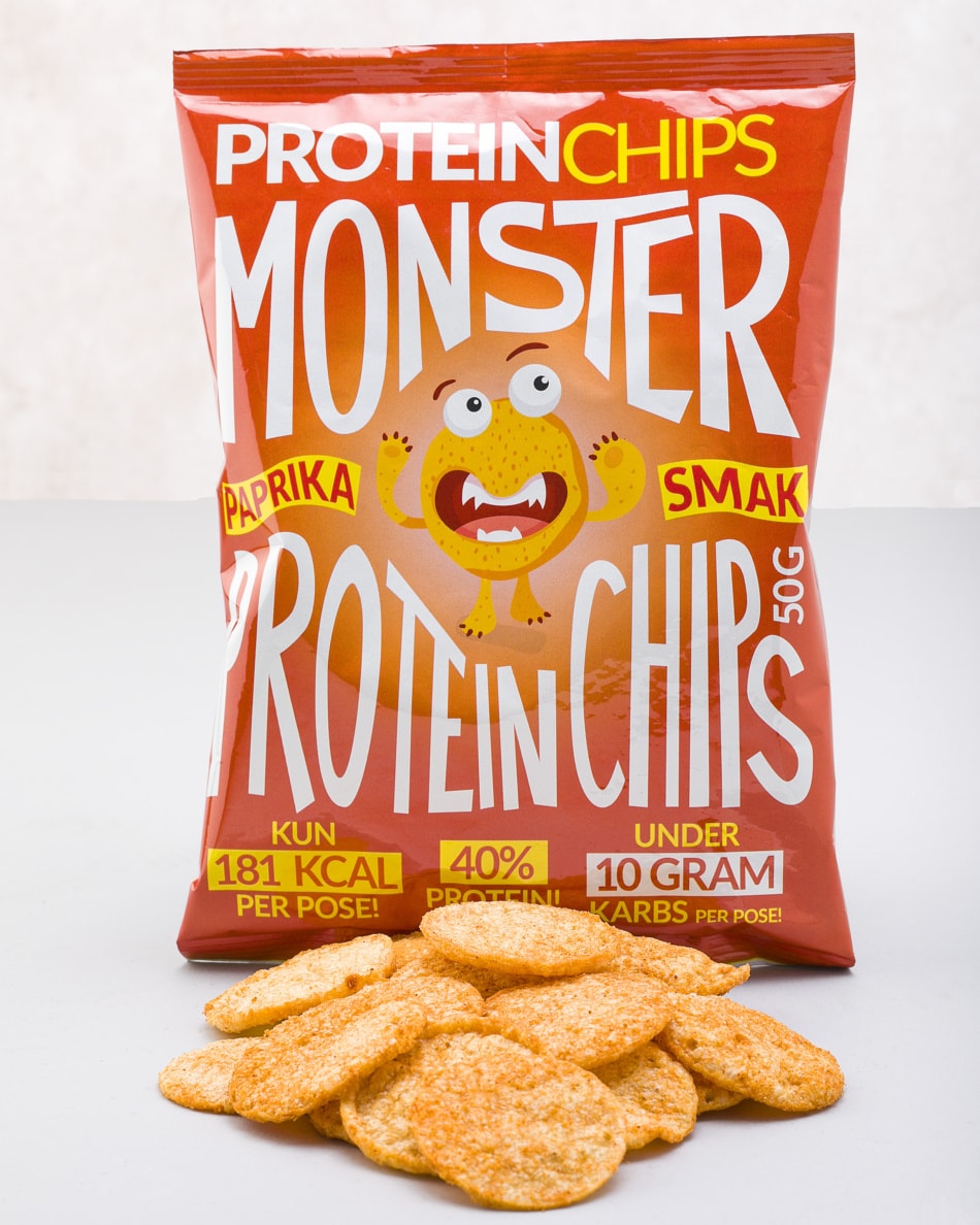 Monster Lavkarbo Protein Chips Paprika 50g