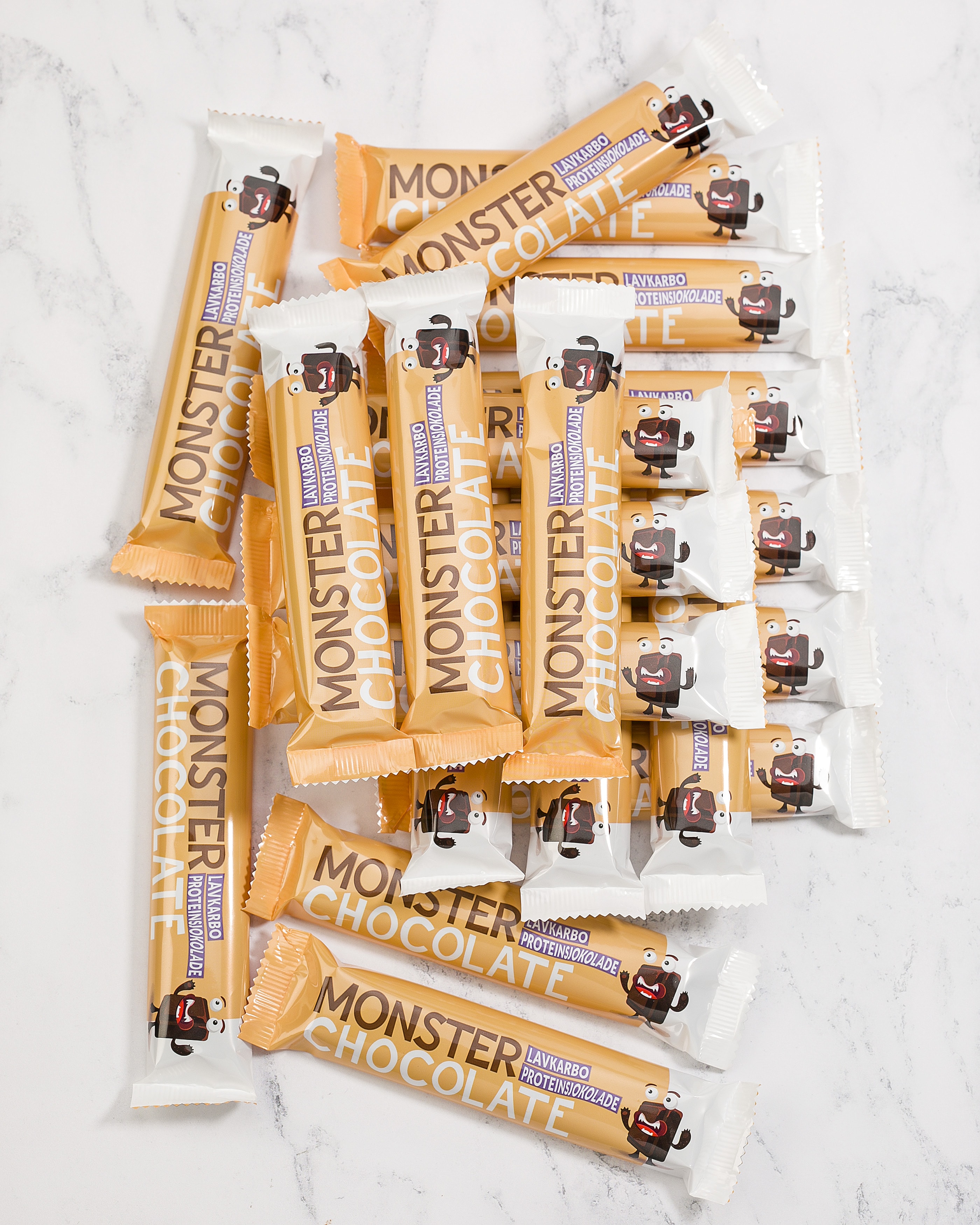 _Monster Lavkarbo Protein-Sjokolade 20x35g
