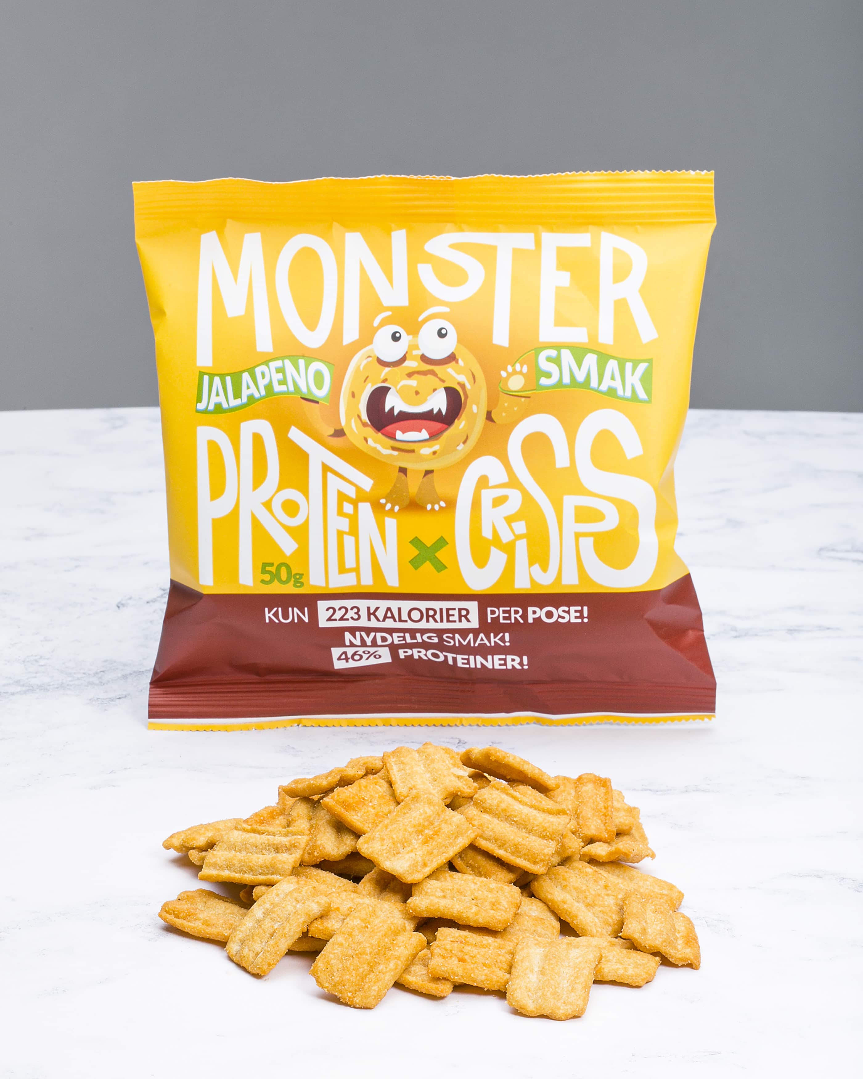Monster Protein Jalapeno Crisps 50g2