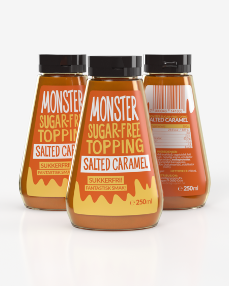 3 x Monster – Sugar Free Topping – Salted Caramel 750g