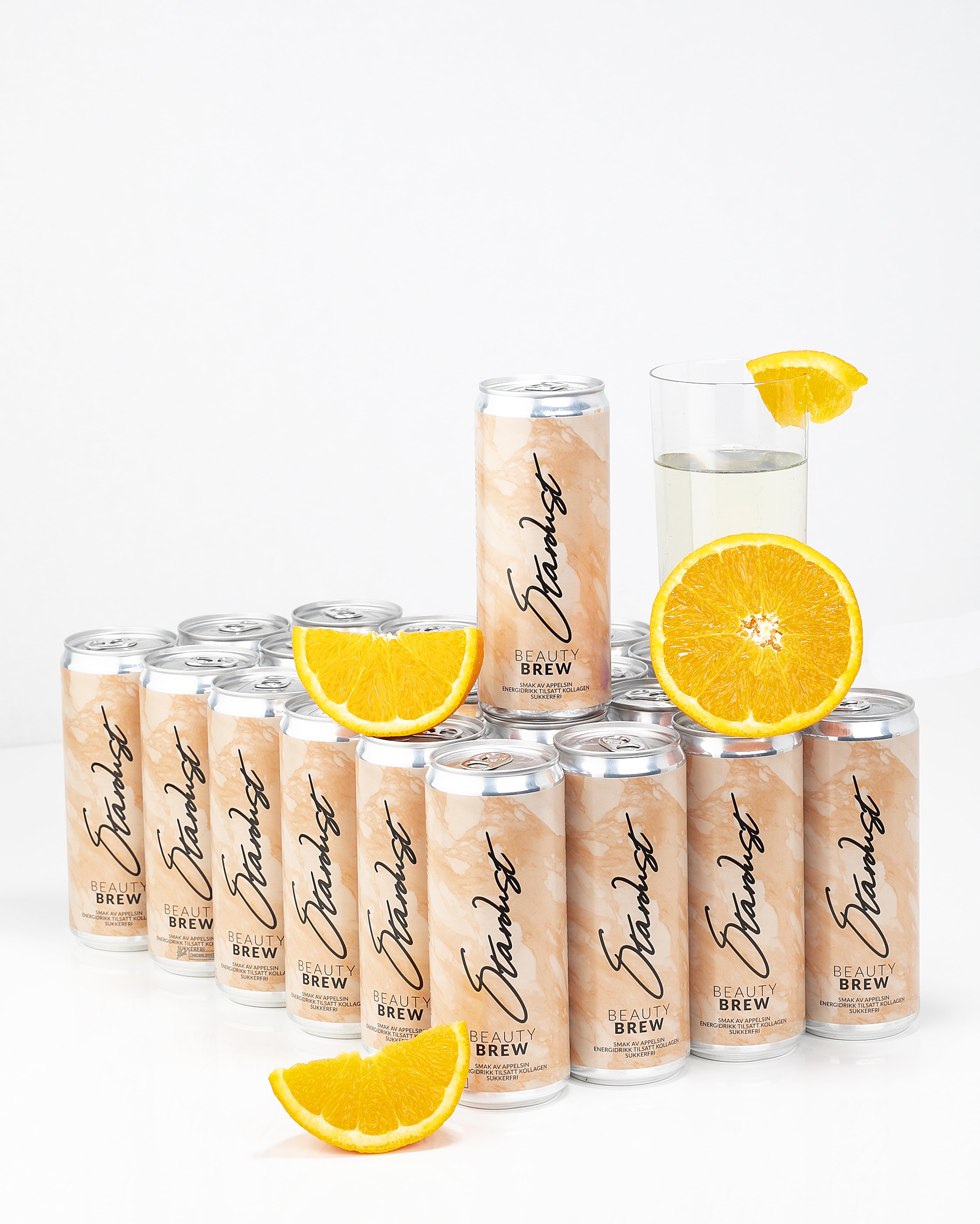 Stardust Beauty Brew - Collagen Energy Drink - Orange Crush 330ml6