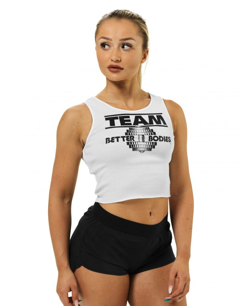 Better Bodies - Team BB Rib Tank - White - M - the