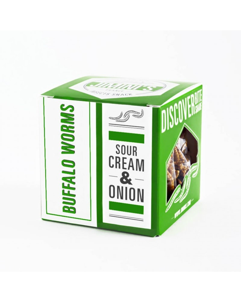 Jiminis - Buffalo Worms - Sour Cream & Onion - best protein powder for weight