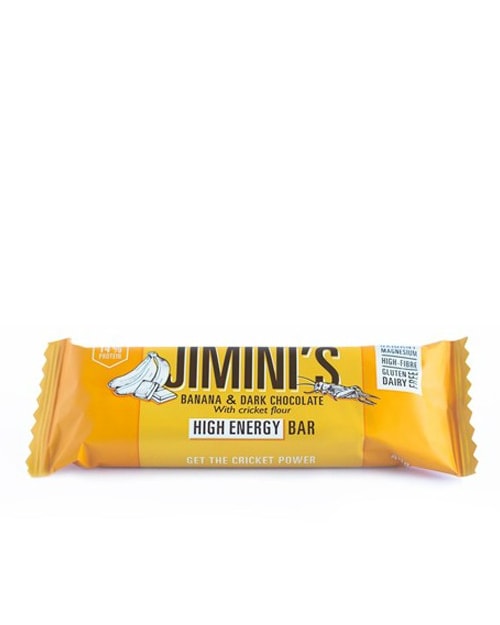Jiminis - Energy Bar - Banana & Dark Chocolate 40g - protein powder for weight