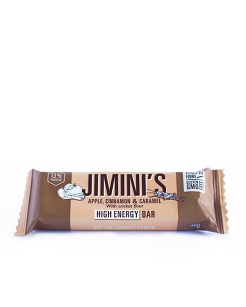 Jiminis - Energy Bar - Apple, Caramel & Cinnamon 40g - protein powder for weight